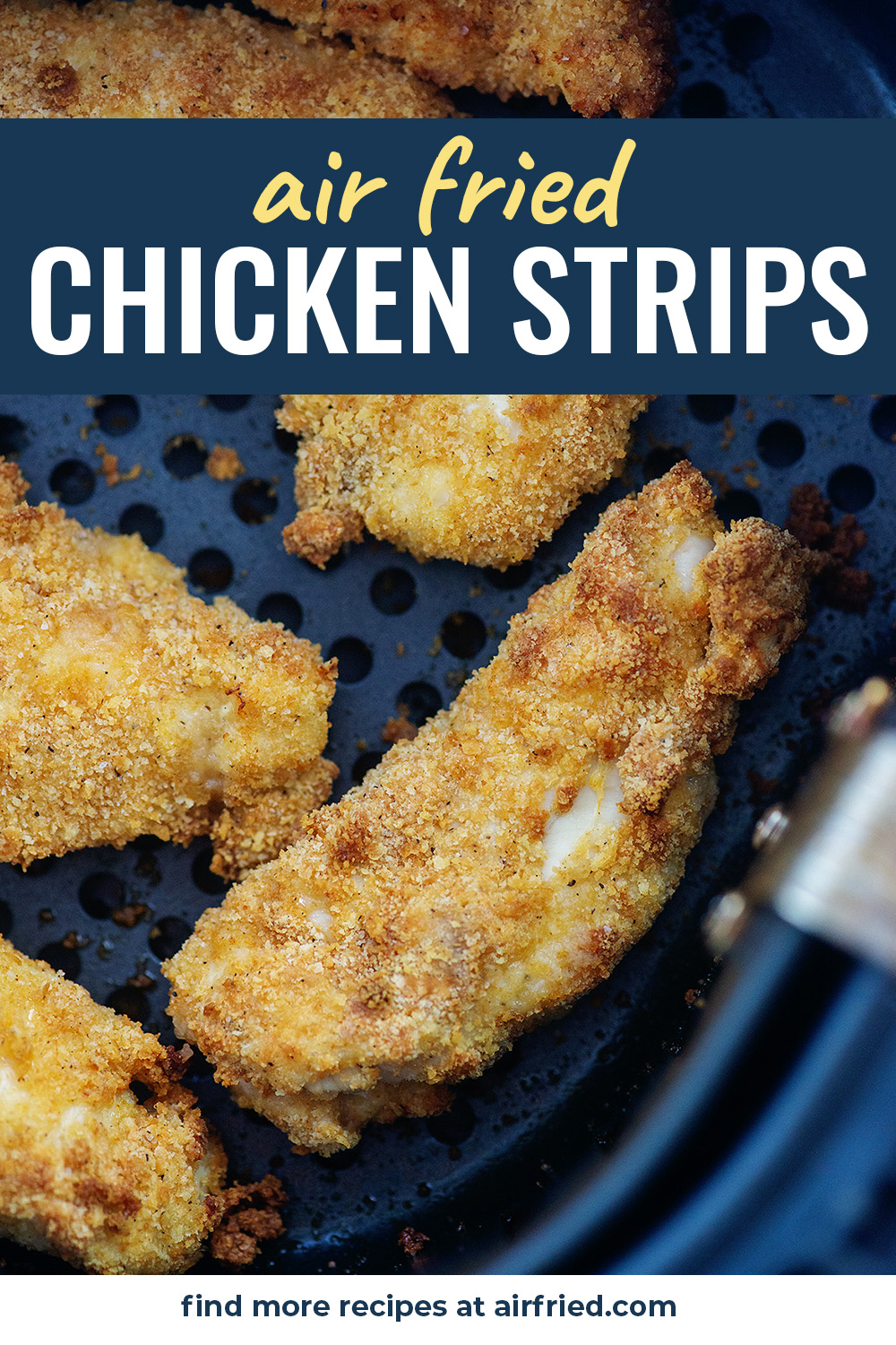 I love the classic chicken strip in my air fryer, but these are better!  #chicken #airfried #recipe