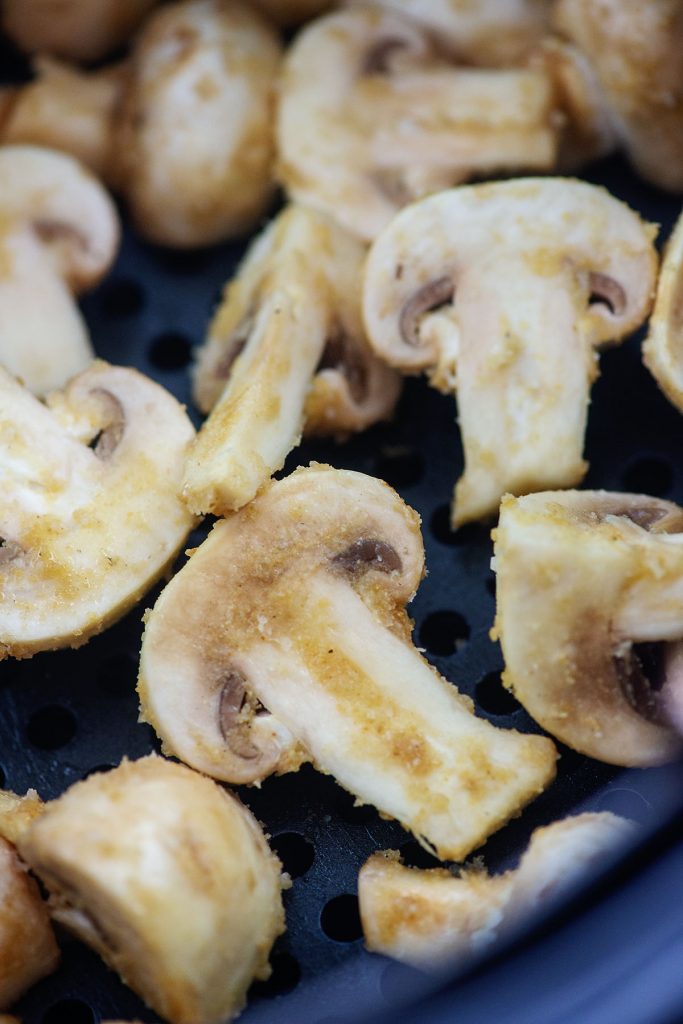 Easy Garlic Butter Air Fryer Mushrooms | Airfried.com