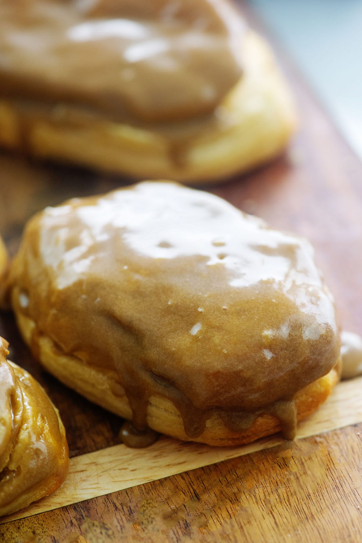 Easy Air Fryer Maple Bar Donuts