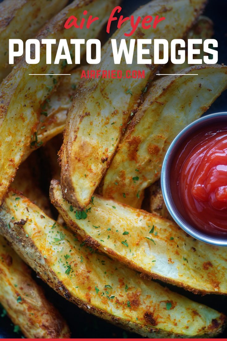 Easy Air Fried Potato Wedges Recipe