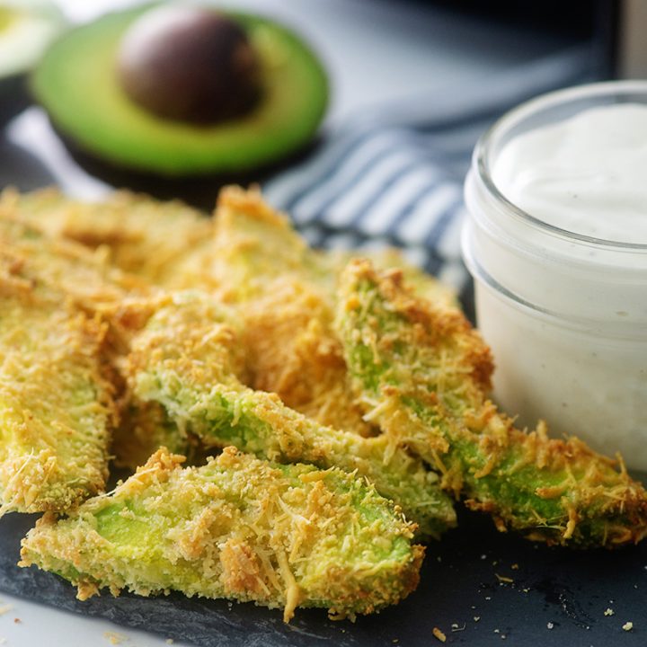 Crispy Low Carb Avocado Fries in the Air Fryer