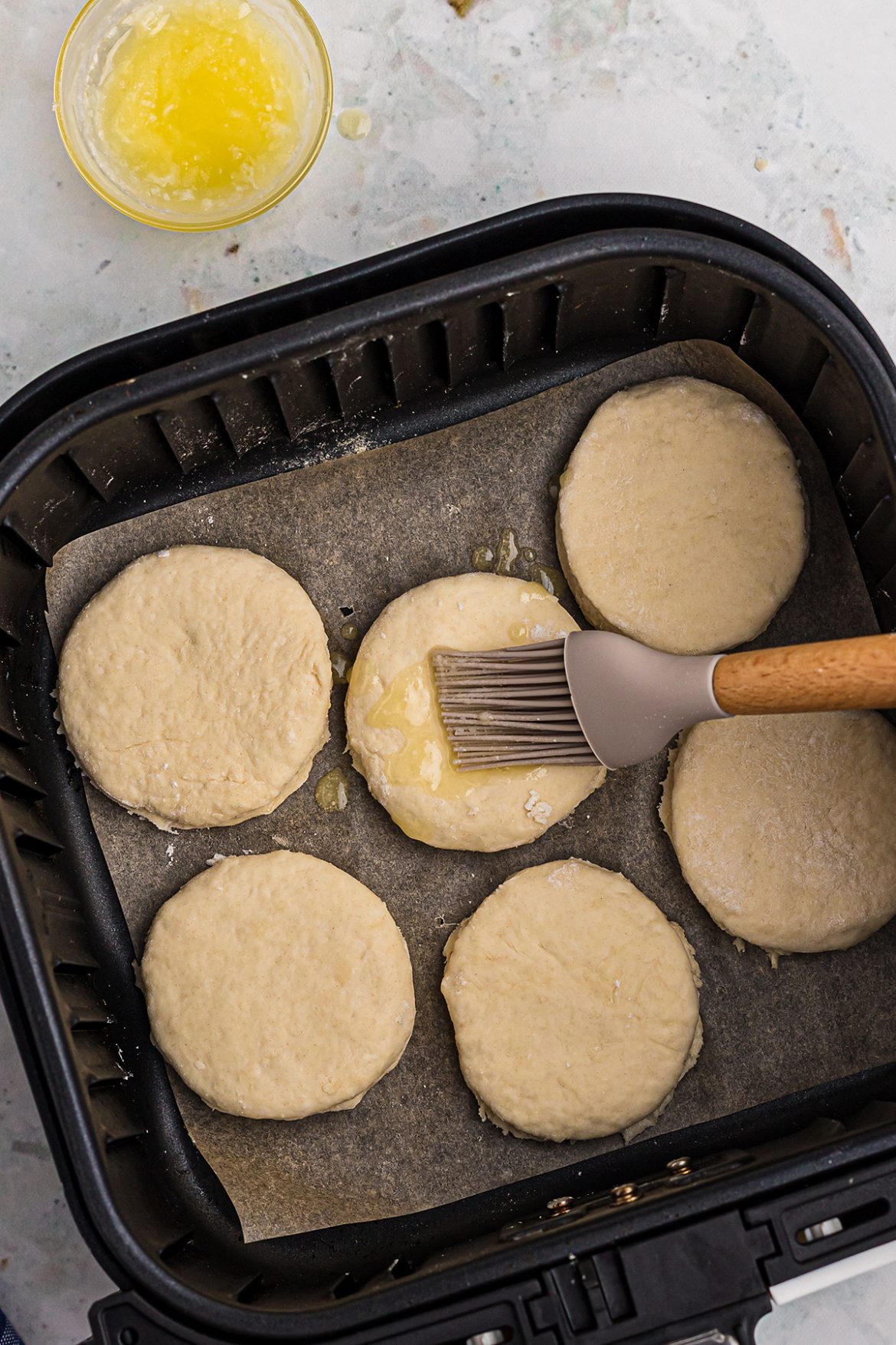 Easy Buttermilk Biscuits in the Air Fryer