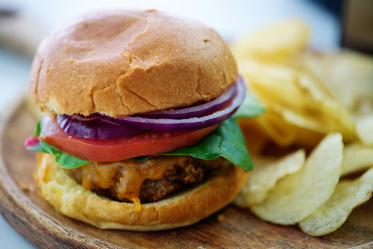 Air fried turkey burger hotsell