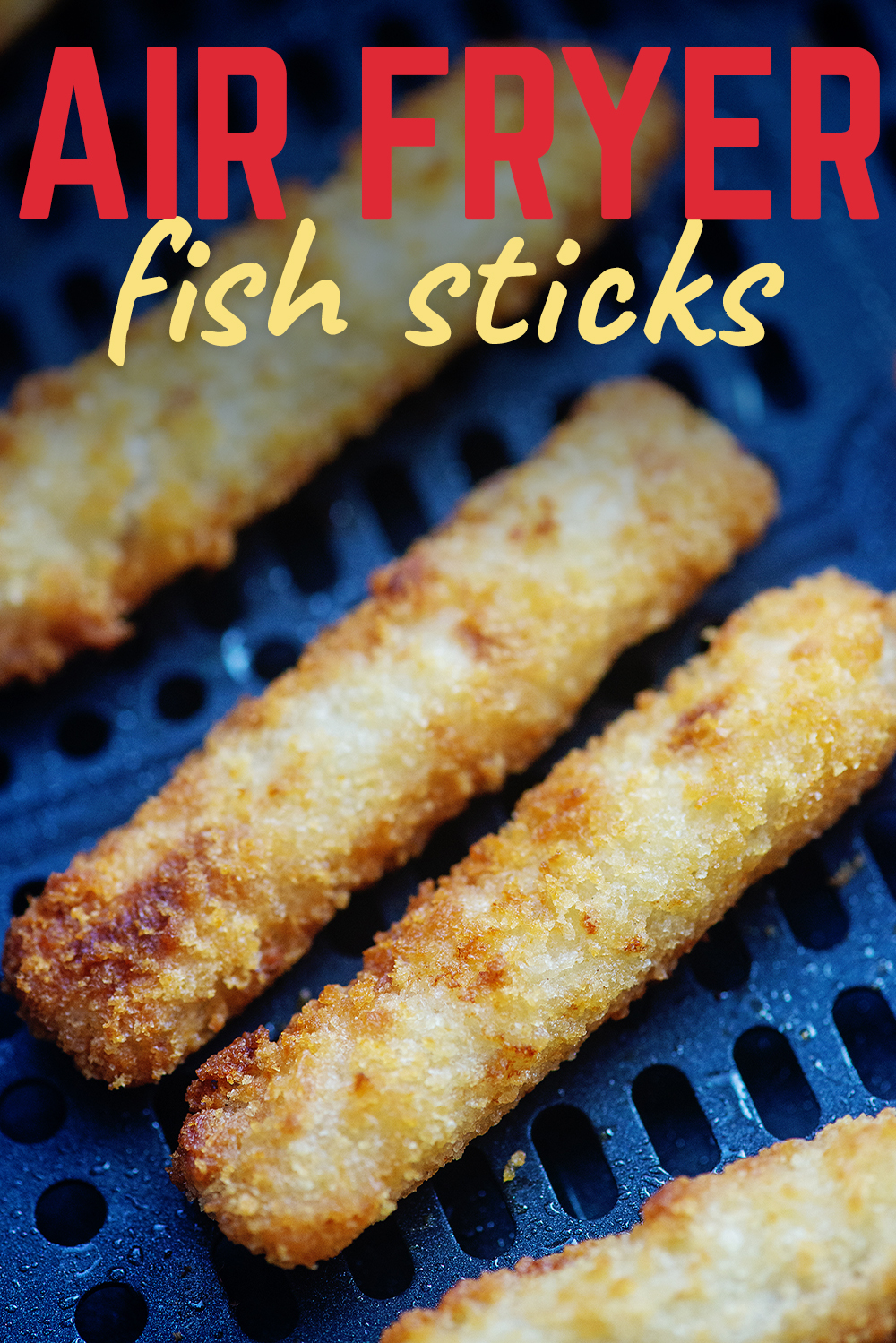 These fish sticks come of out the air fryer crispy, and are very easy to make!