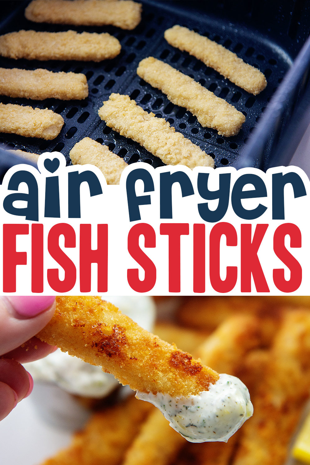 These air fryer fish sticks are good on their own, but they are amazing in a fish taco!