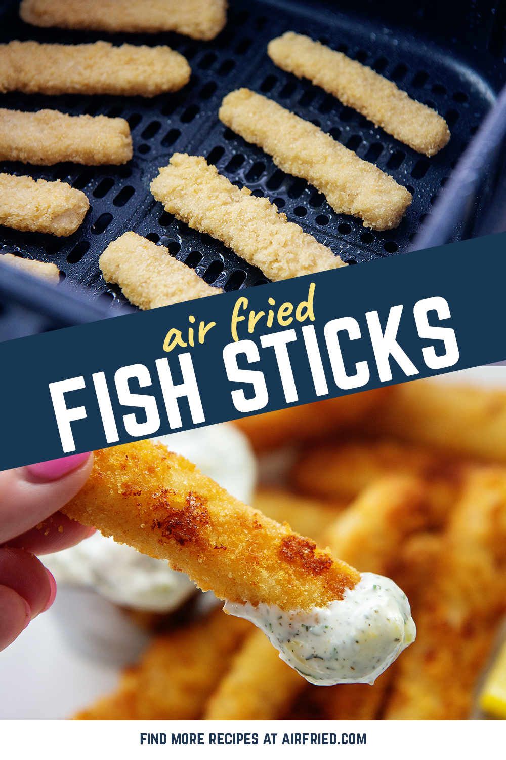 Try out these air fried fish sticks for a fantastic, easy midweek lunch!