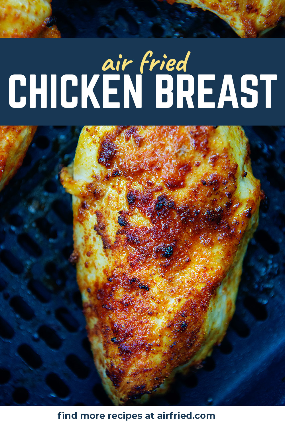 The air fryer is the easiest way to cook a tender and juicy chicken breast!