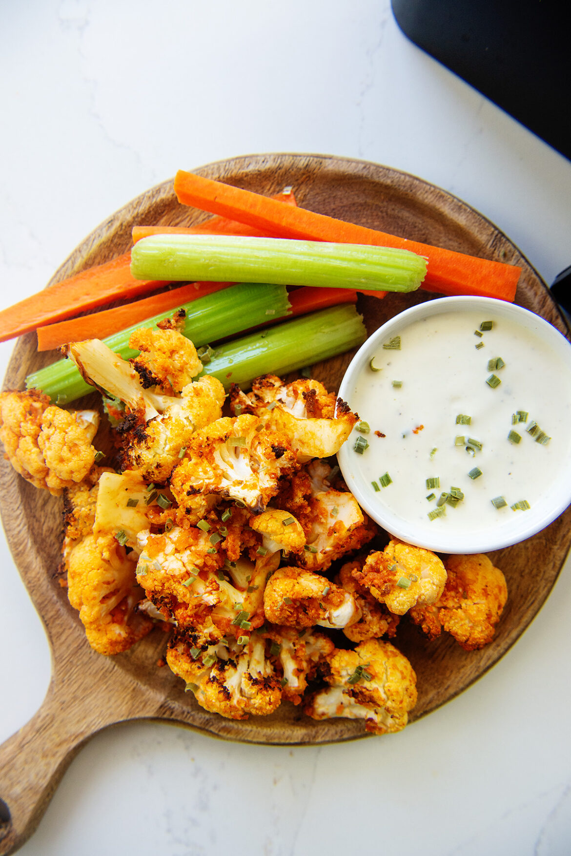 Easy Buffalo Cauliflower in the Air fryer