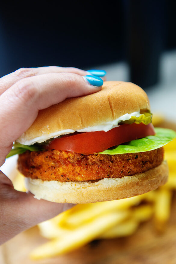 10-Minute Air Fryer Chicken Patties | Airfried.com