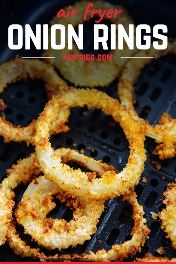 Crispy Air Fryer Onion Rings From Scratch!