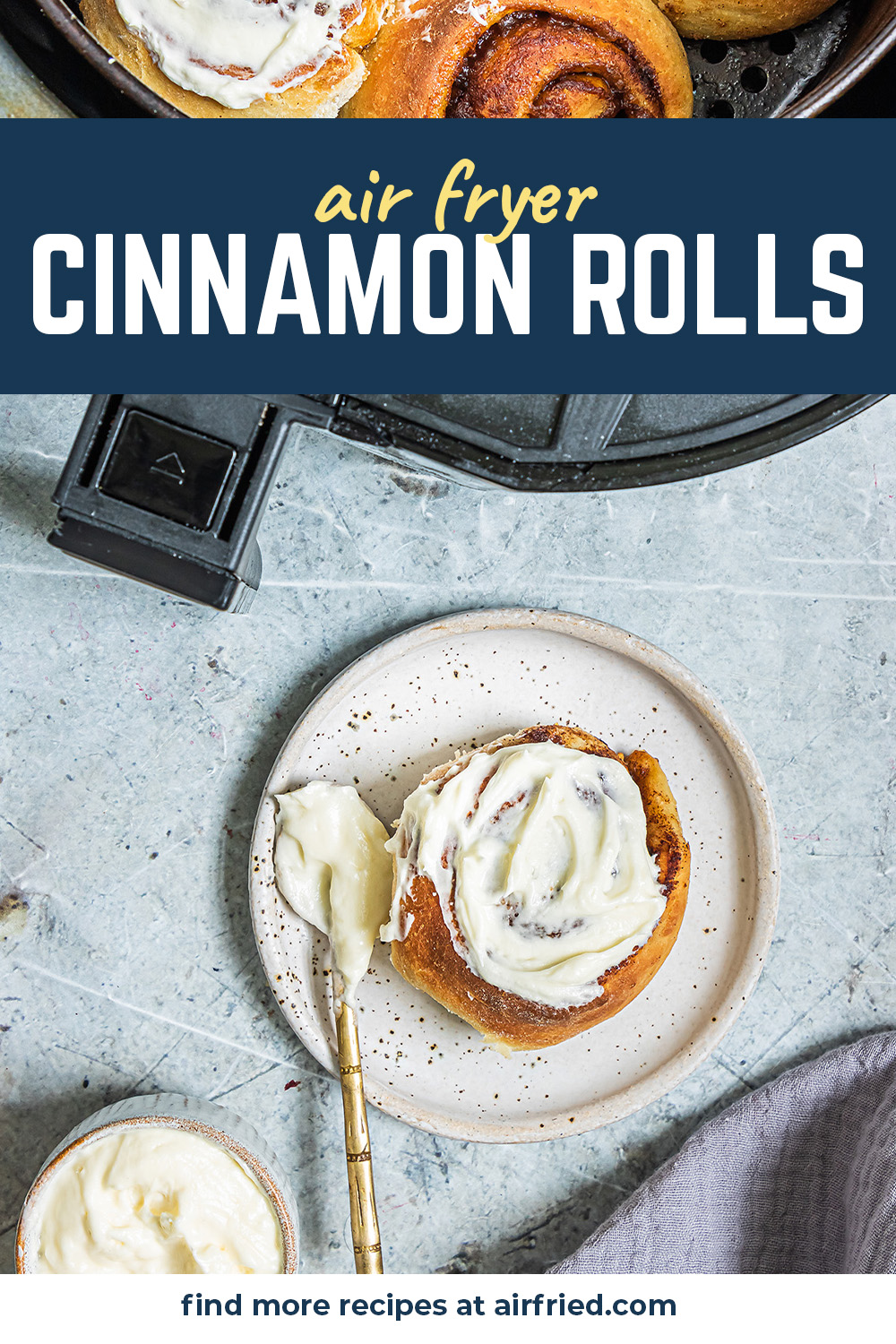 These made from scratch cinnamon rolls have a dough that is easy to work with and a homemade frosting that is perfect for cinnamon rolls!