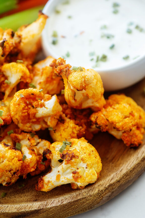 Easy Buffalo Cauliflower in the Air fryer