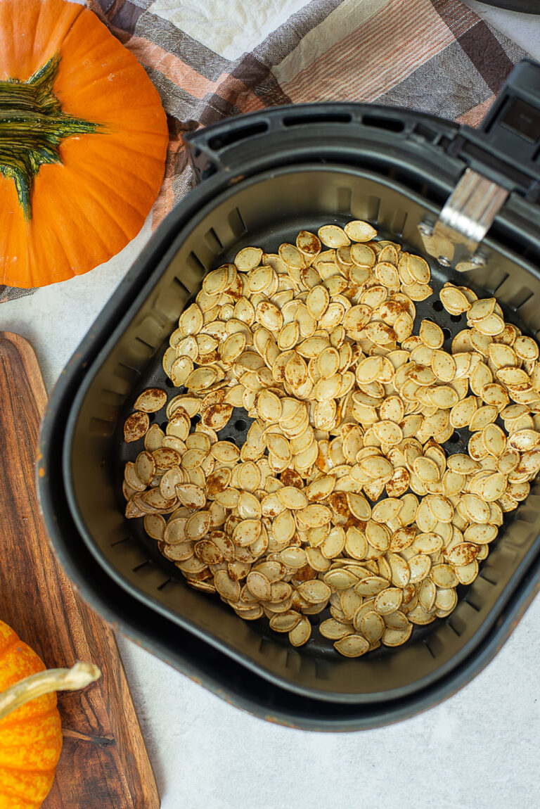 Easy Air Fryer Roasted Pumpkin Seeds AirFried