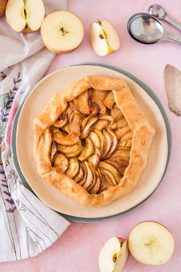 Easy Apple Galette in the Air Fryer