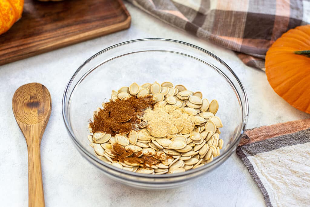 Easy Air Fryer Roasted Pumpkin Seeds