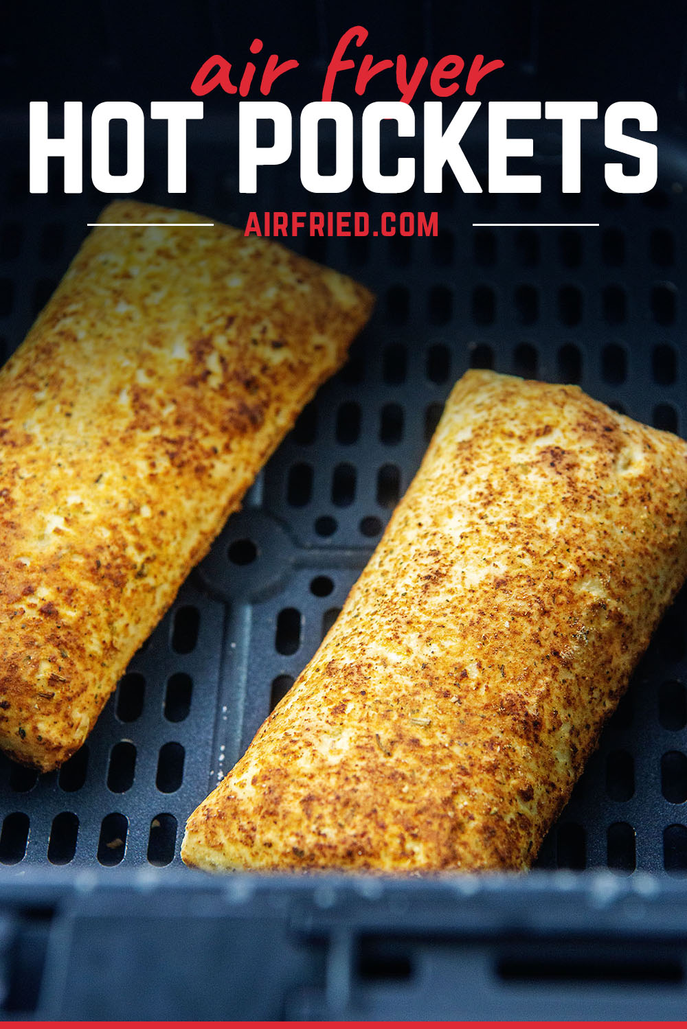 You can get a crisp shell to your hot pockets when you cook them in the air fryer!  Try out these convenient way to make this grab and go lunch!