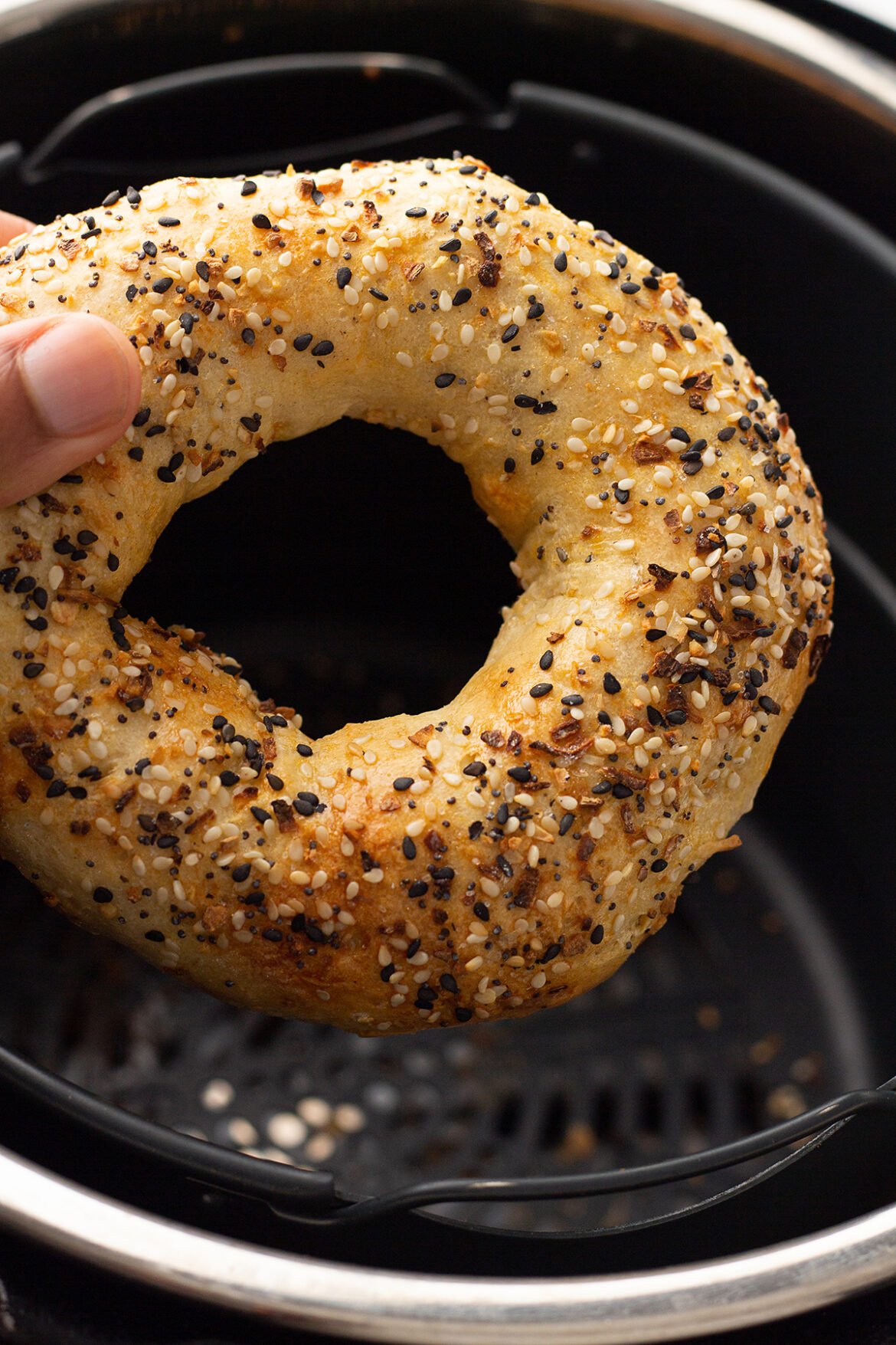 Homemade Air Fryer Bagels With Just Two Ingredients!