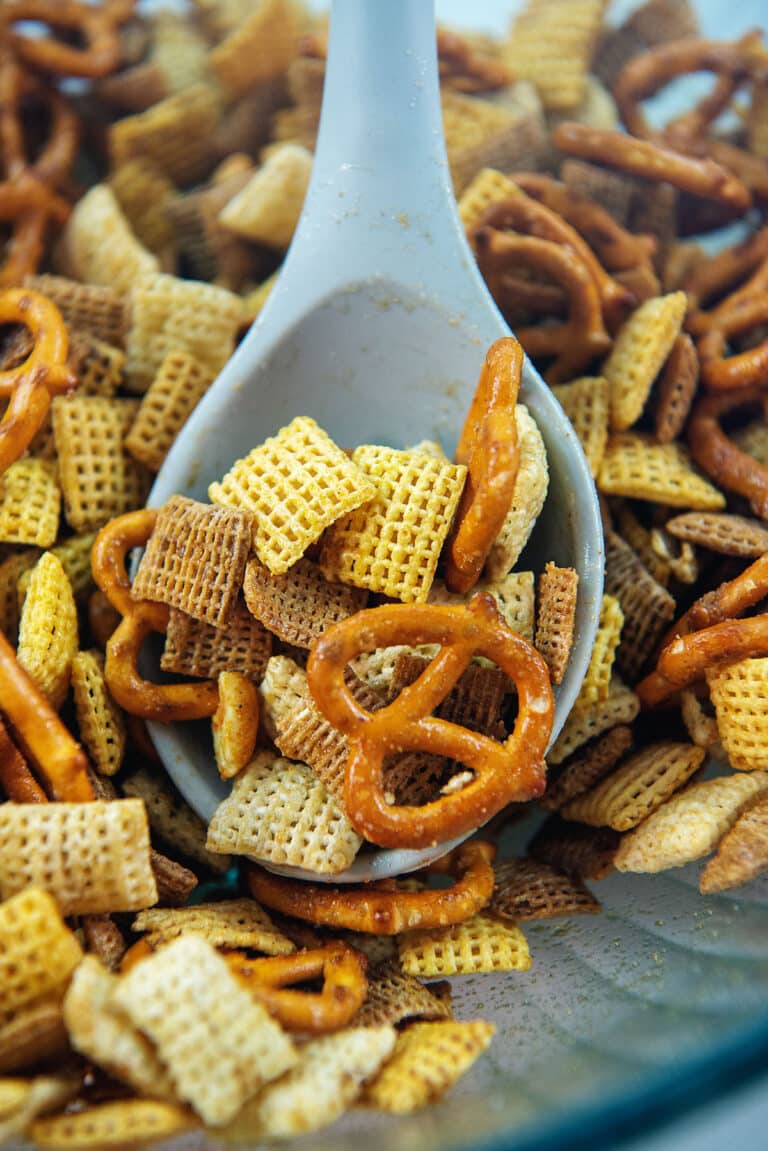 Easy, Homemade Air Fryer Chex Mix