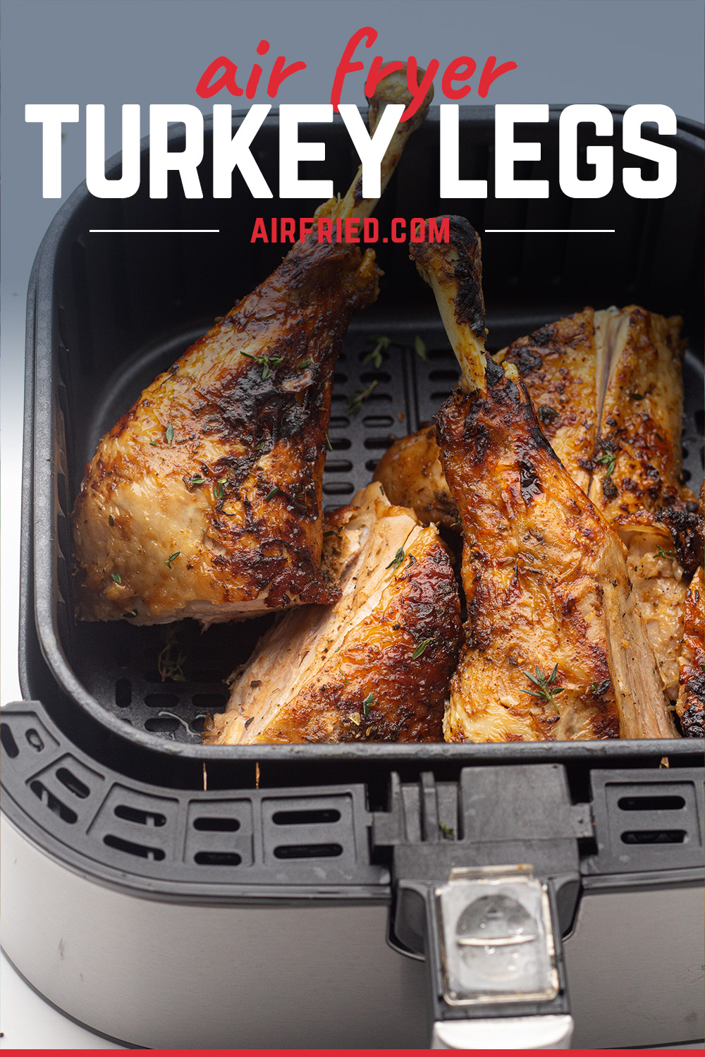Wonderful dark turkey meat has never been more tender than when I make it in the air fryer!