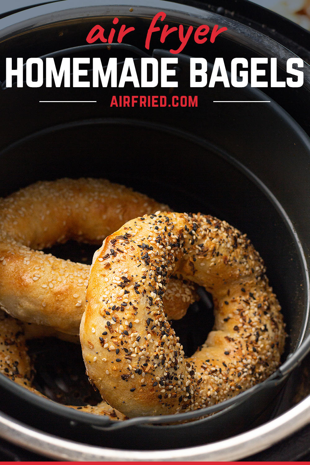 Homemade bagels are more fresh than any packaged bagels you will get your hands on.  Even better than that, you can season them, or not season them, exactly to your liking!