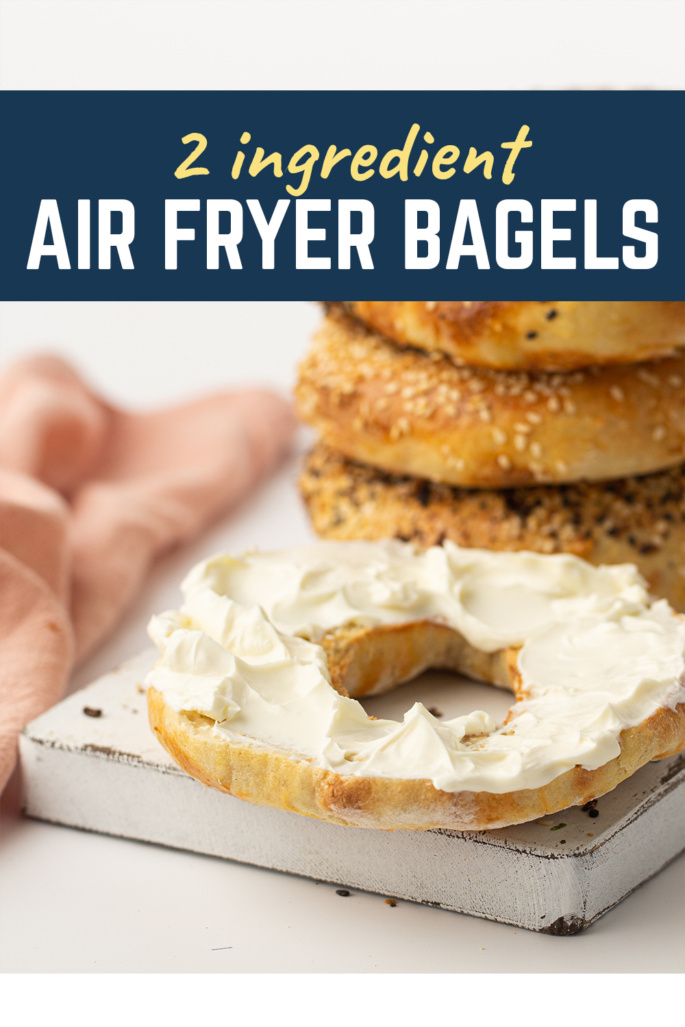 These homemade bagels are very easy to make, and totally customizable.