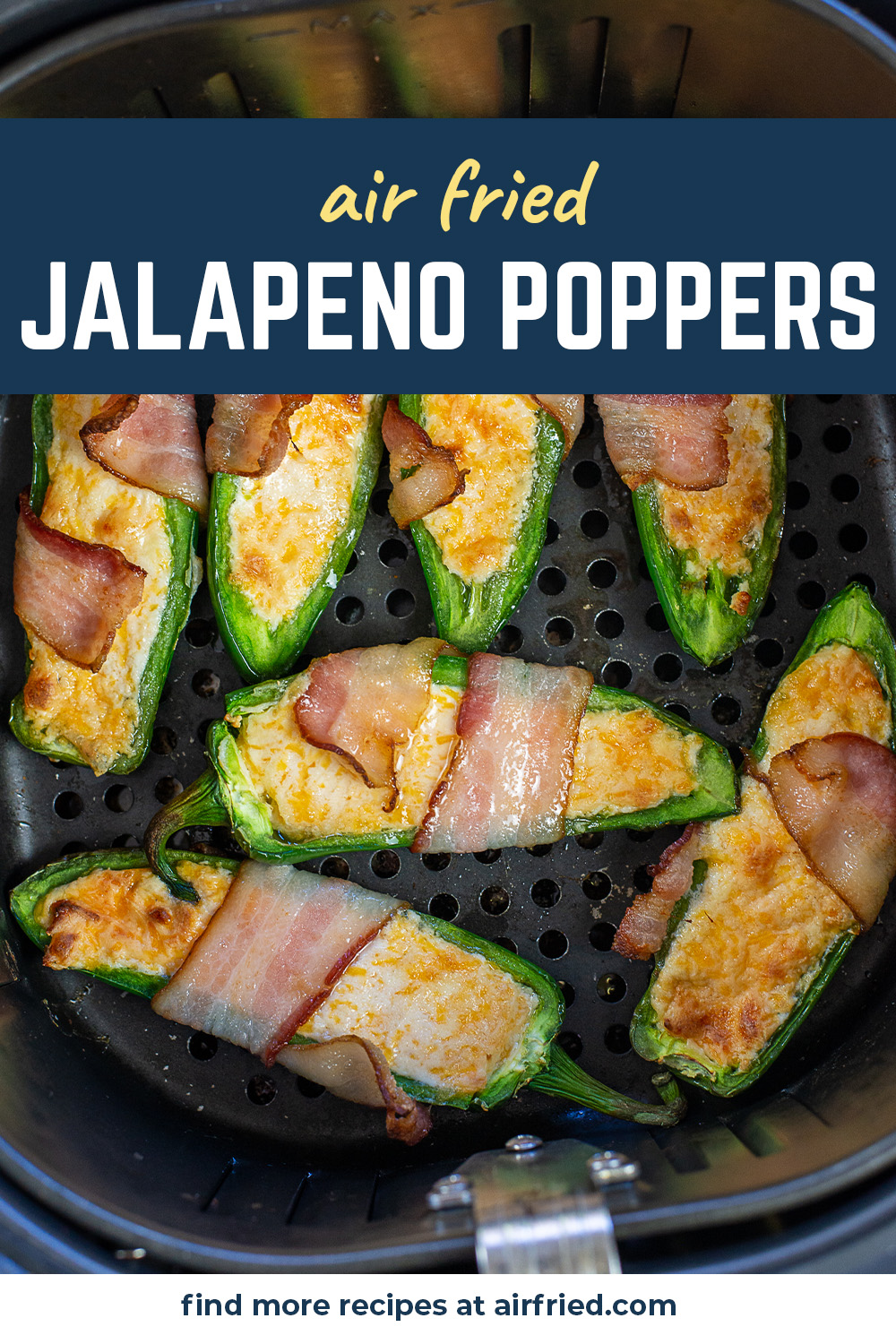 These air fryer poppers are wonderfully sweet, salty, and spicy!