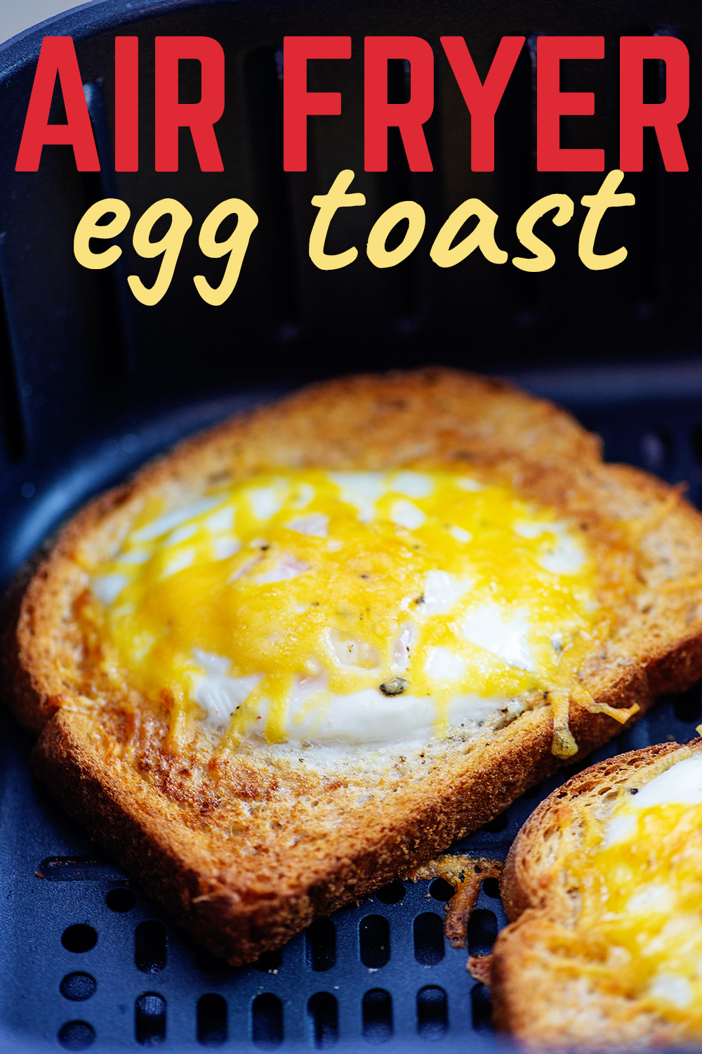 The perfect breakfast comes out of the air fryer in just 10 minutes! Egg and toast all in one!