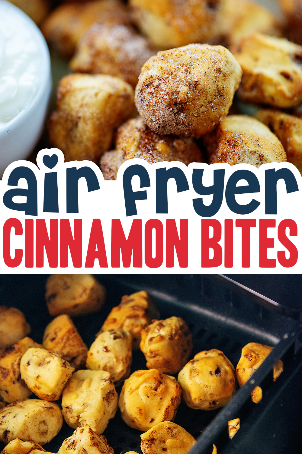 This hack for cinnamon bites makes this breakfast snack super easy to make and they taste amazing out of the air fryer!