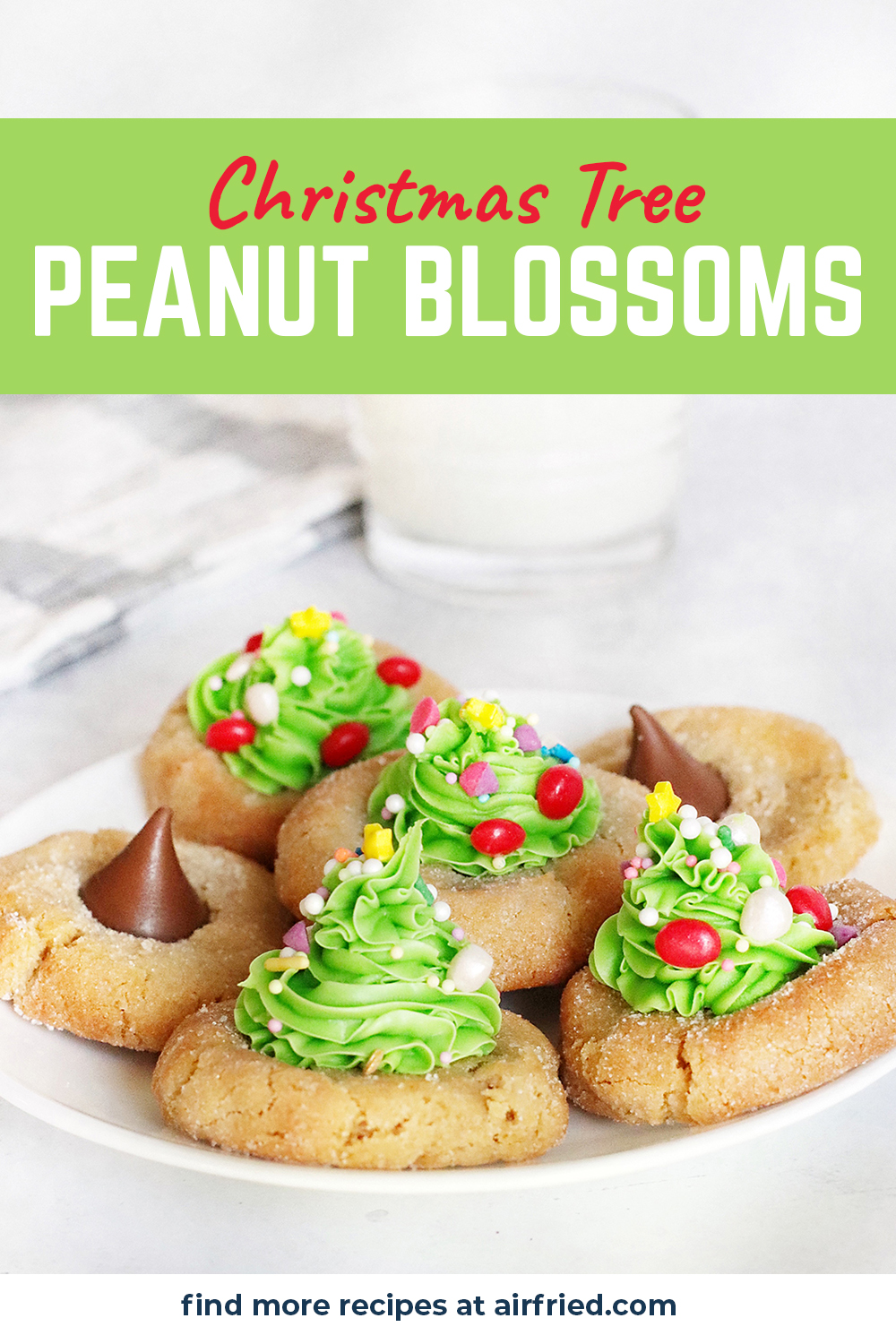 These are the prettiest Peanut butter blossom cookies I have ever seen!