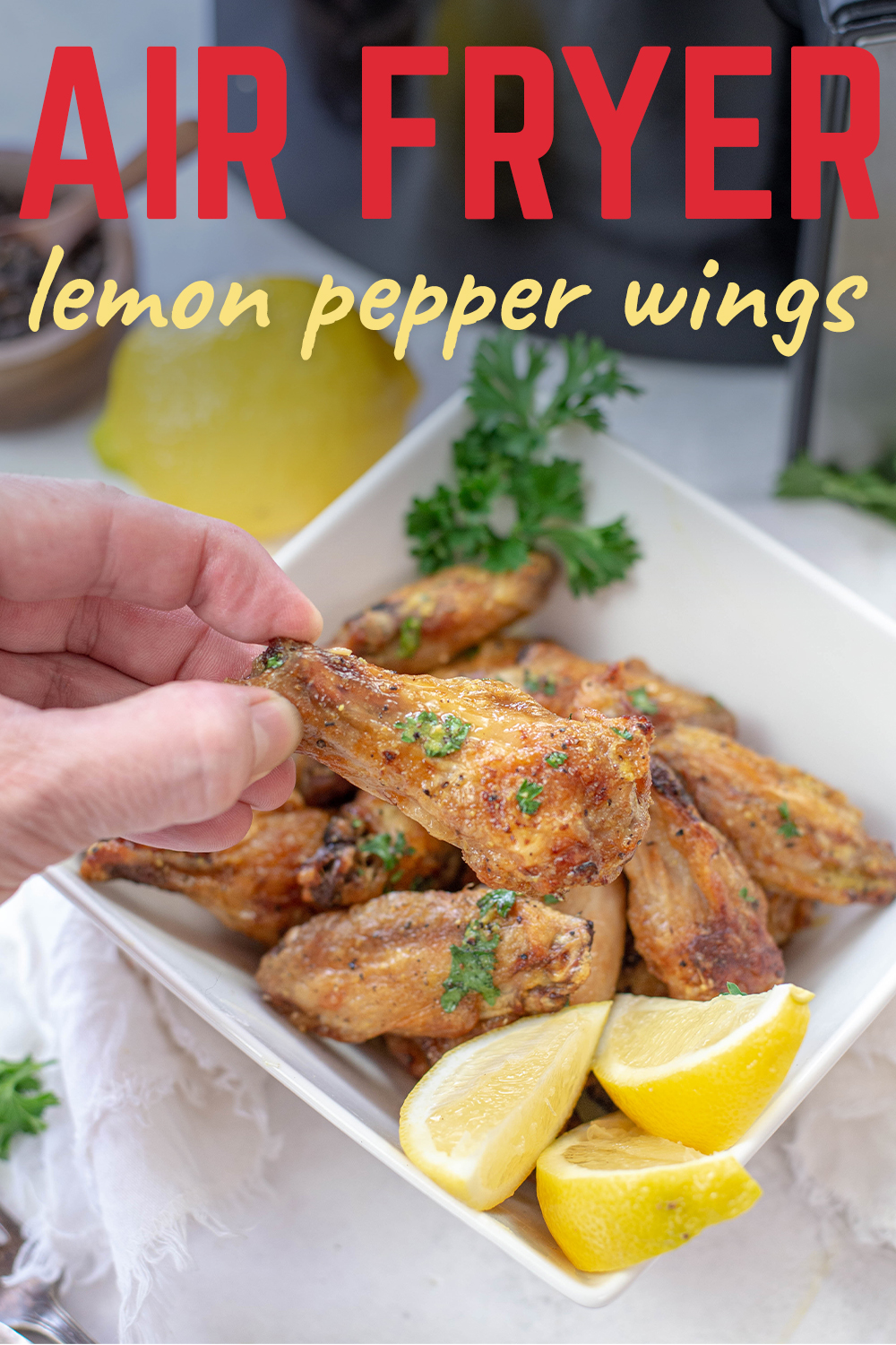 These chicken wings are full of flavor, but the flavor is a pleasant mild flavor!