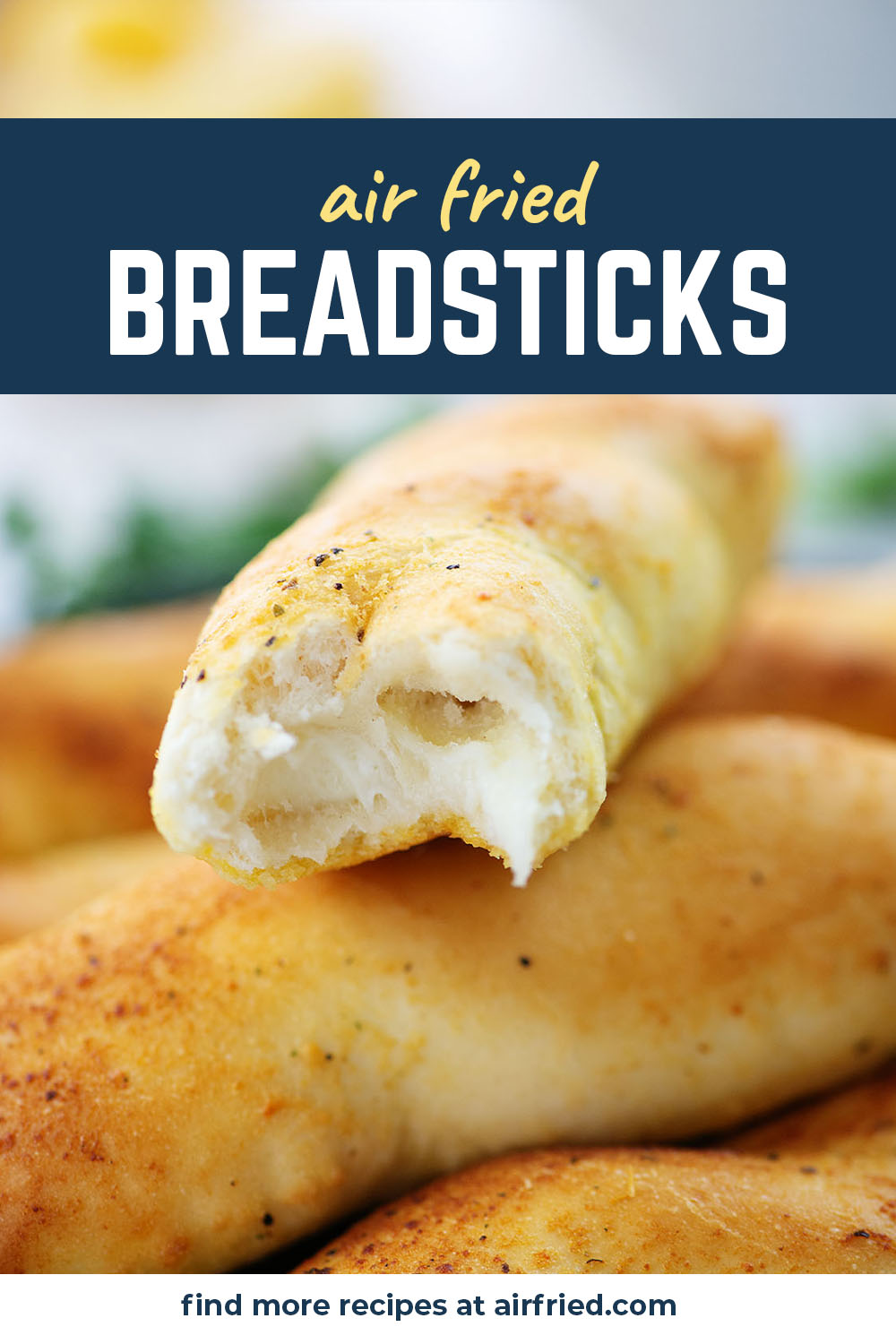 The ease and taste of frozen breadsticks that were air fried is too good to pass up!