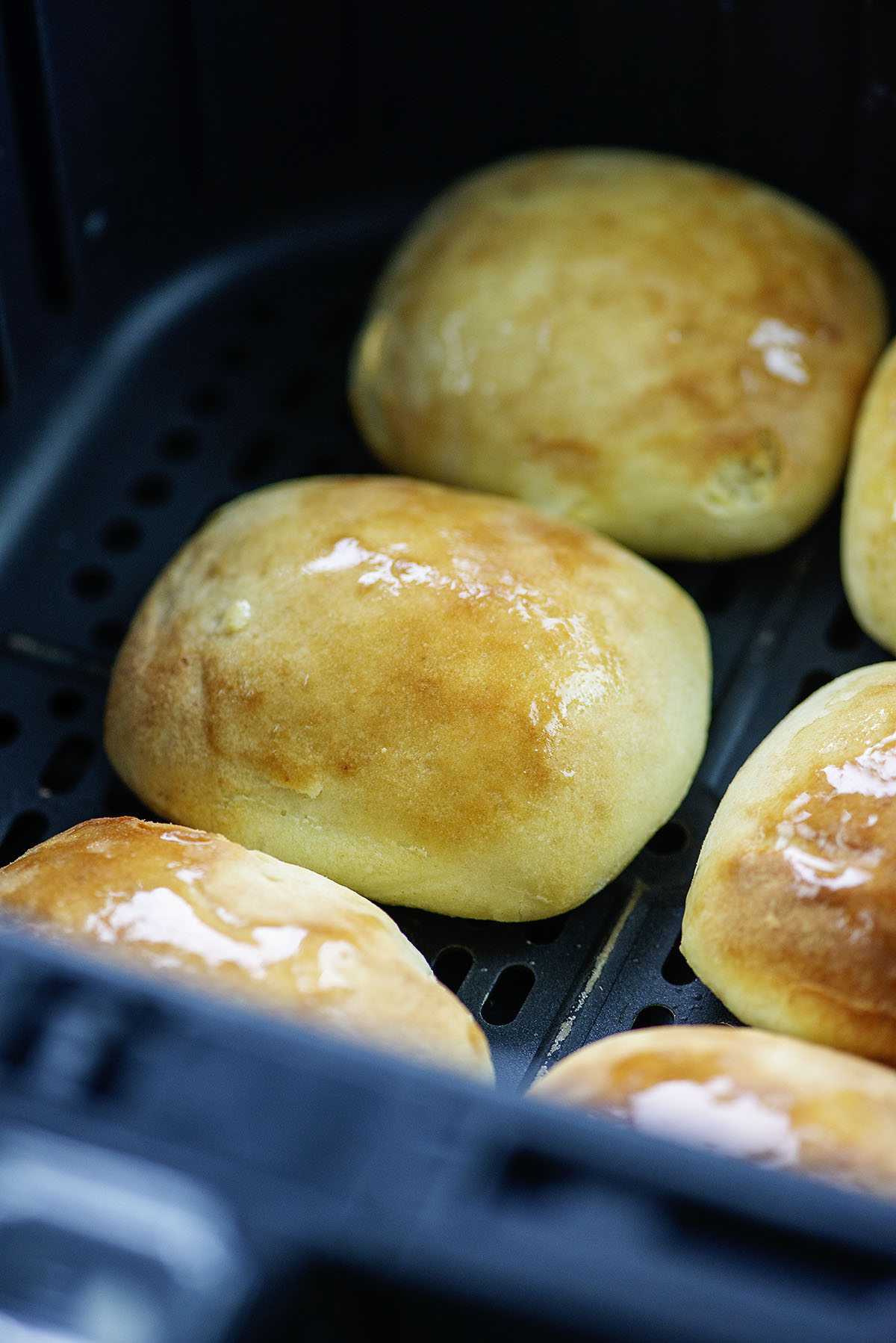 Frzoen dinner rolls cooked in the air fryer!