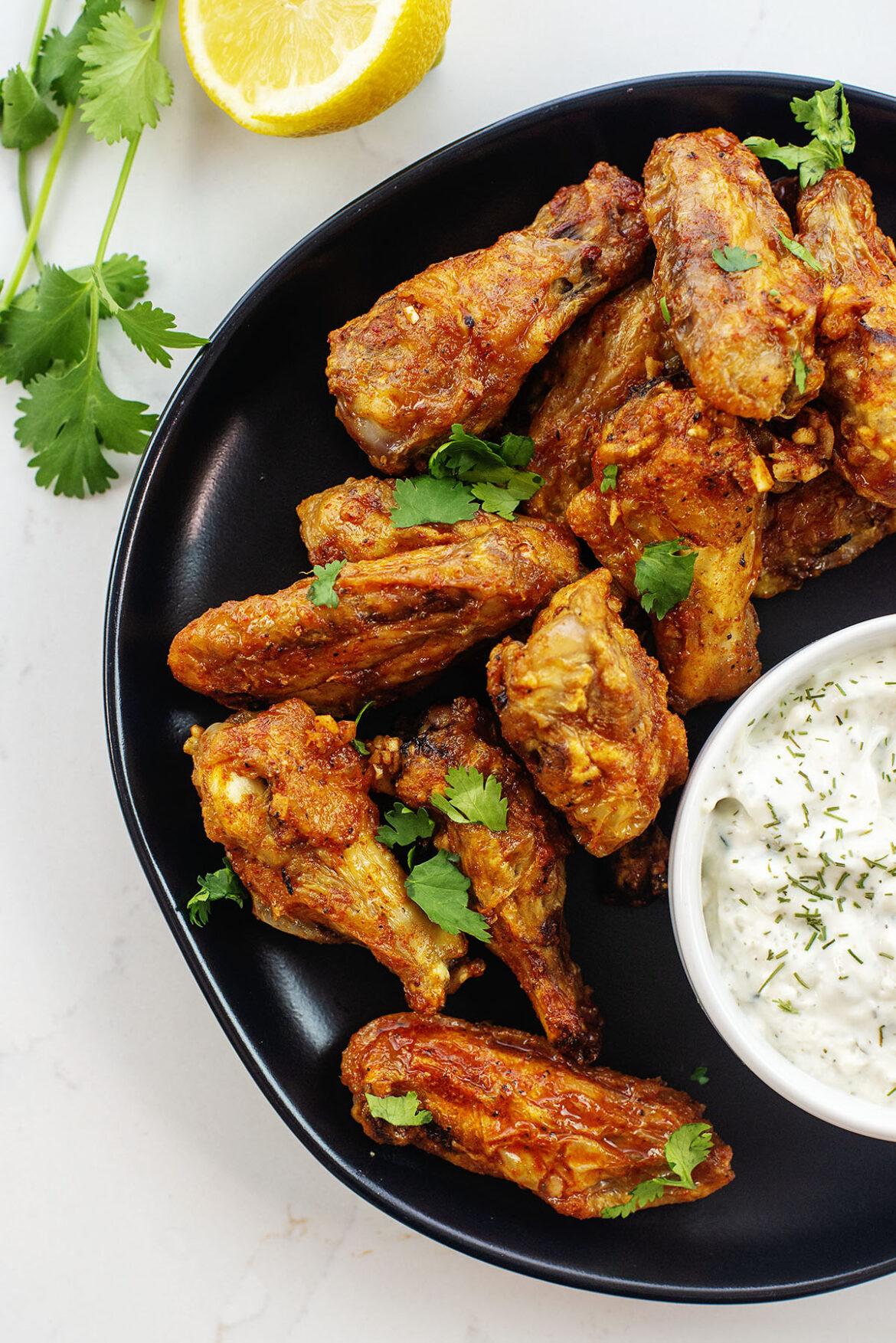 Greek Chicken Wings In The Air Fryer