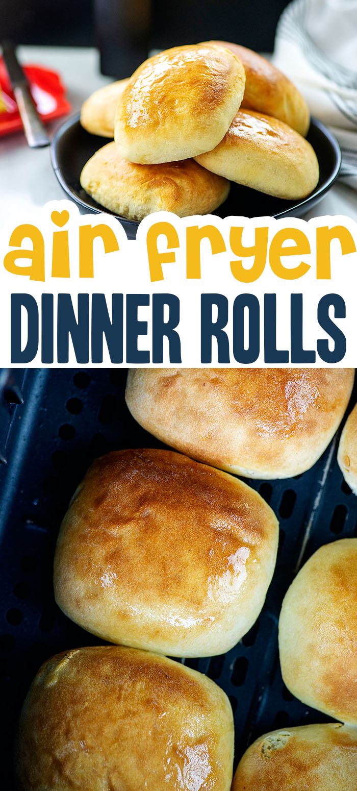 Dinner rolls can go straight from your freezer to the air fryer with great results!