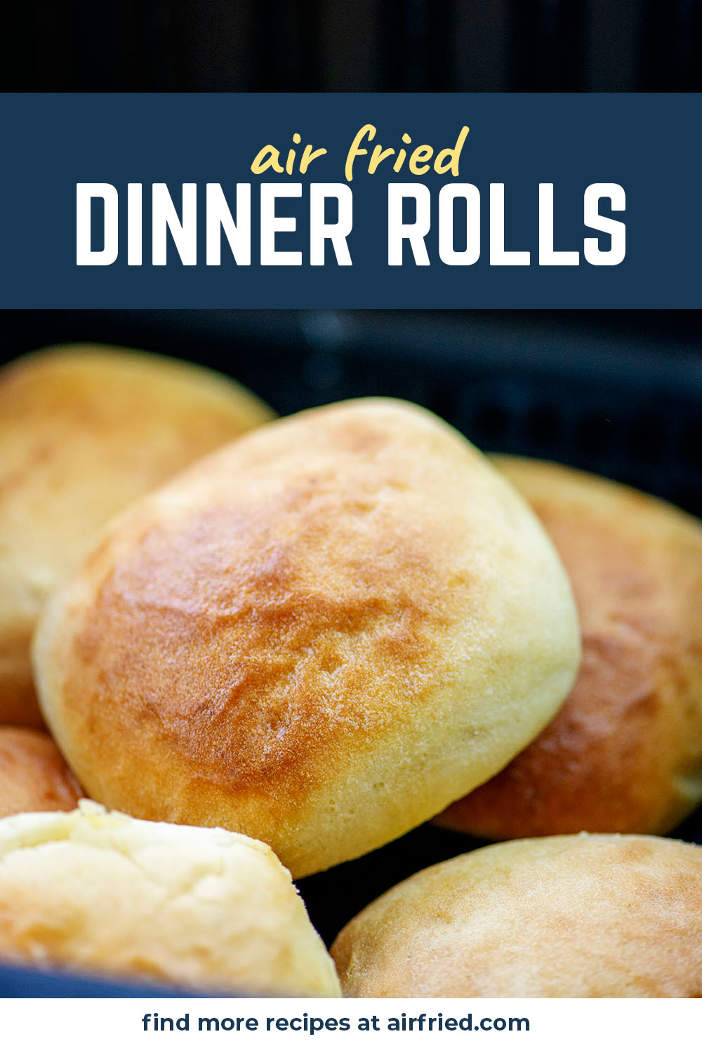 Use your air fryer for a small batch of frozen dinner rolls.  They come out warm and still fluffy!