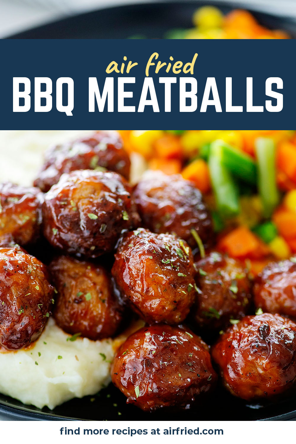 Ready in just 10 minutes! We toss these frozen meatballs in the air fryer and make the easiest dinner ever! 