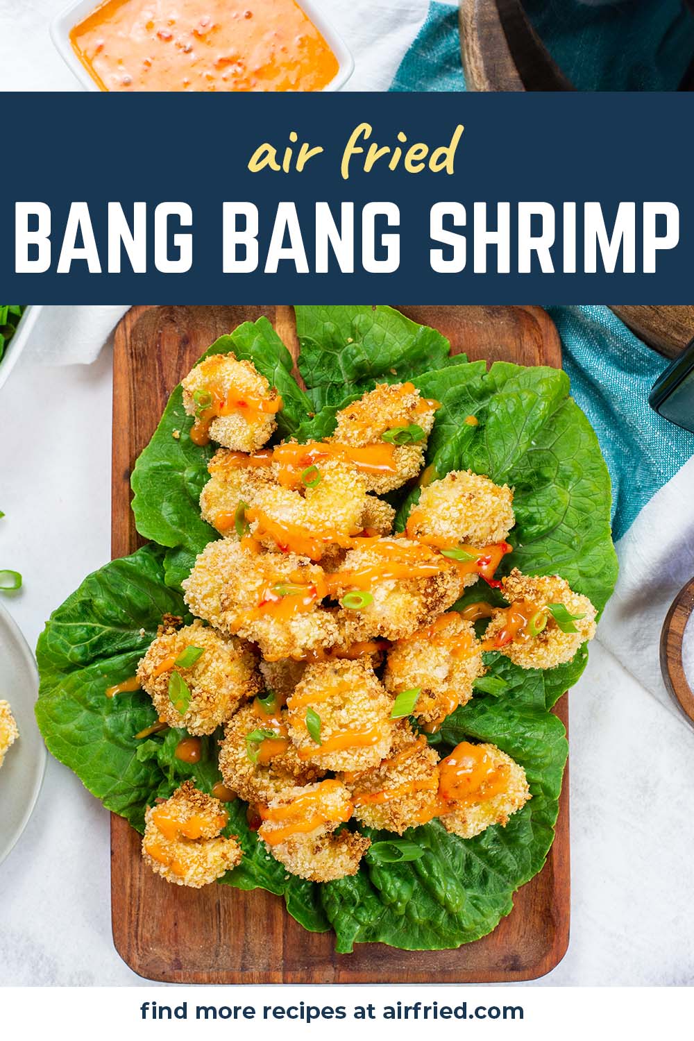 If you love a little kick in your shrimp you will love this bang bang shrimp made in the air fryer!