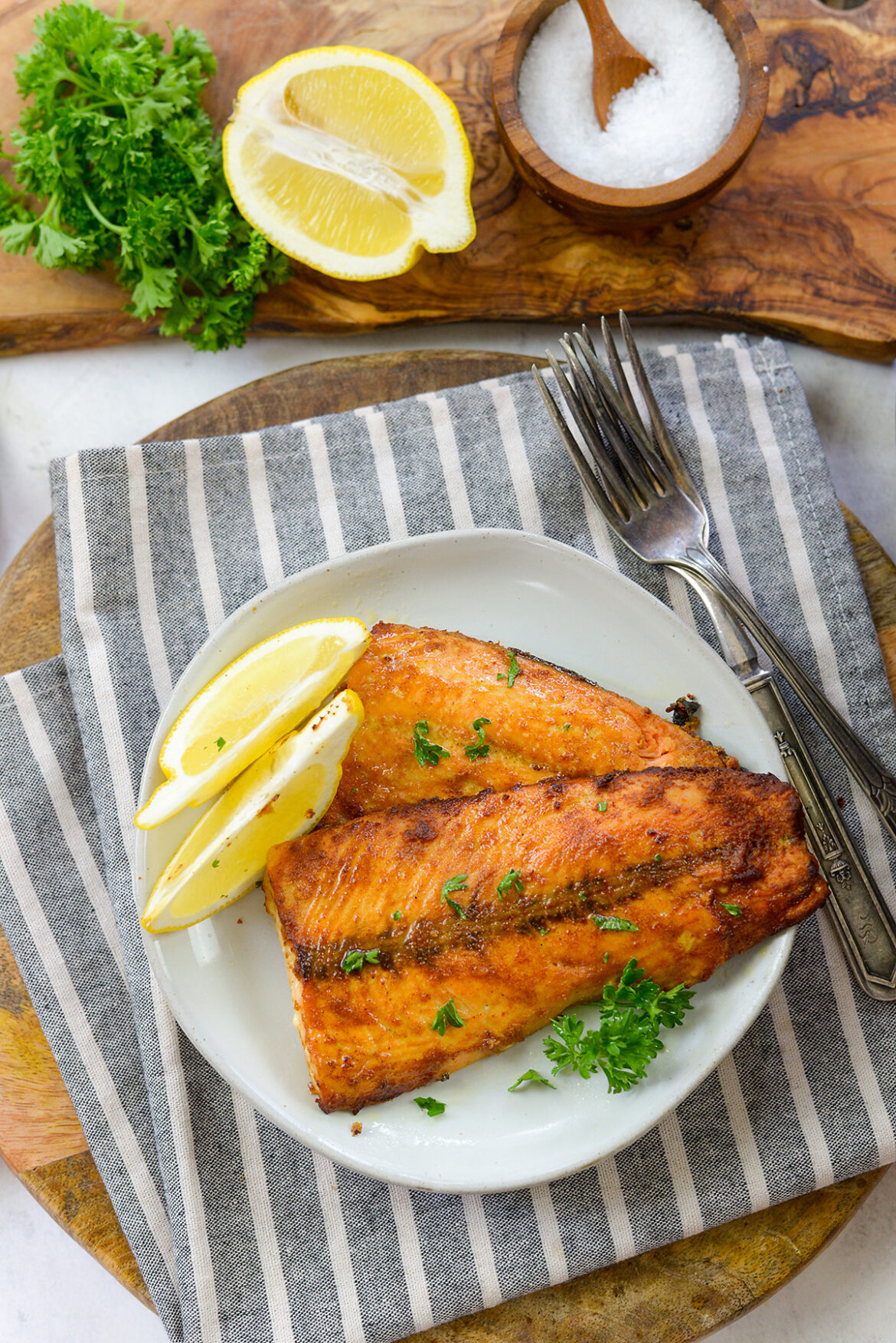 Air Fryer Frozen Salmon