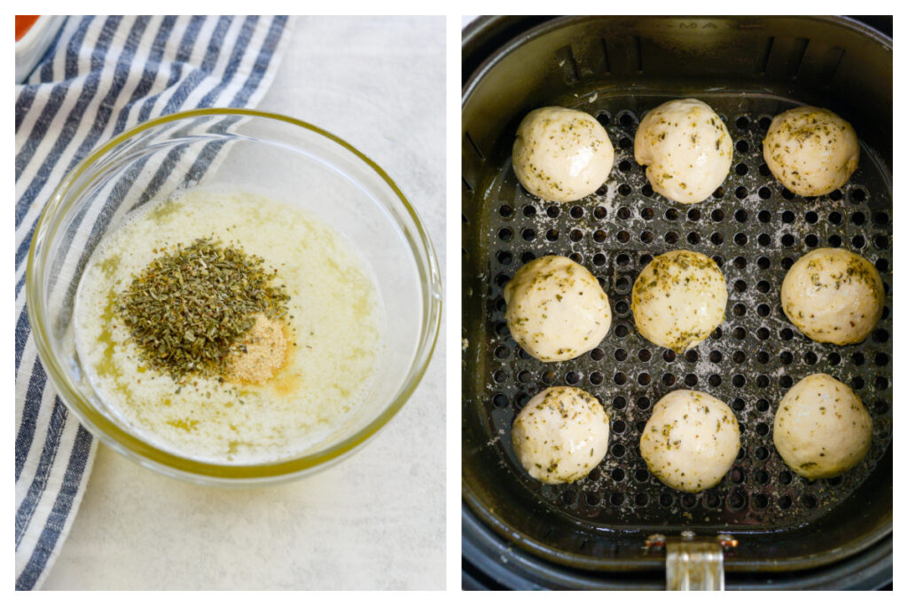 Air Fryer Pizza Bombs