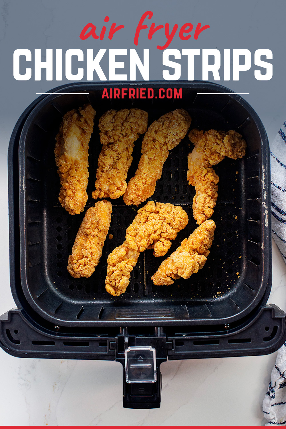 You can get great results cooking your frozen chicken strips in an air fryer in just minutes!