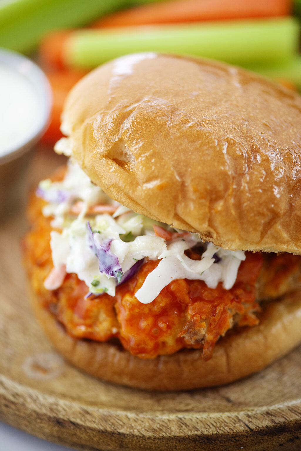 Air Fryer Buffalo Chicken Sandwich Recipe