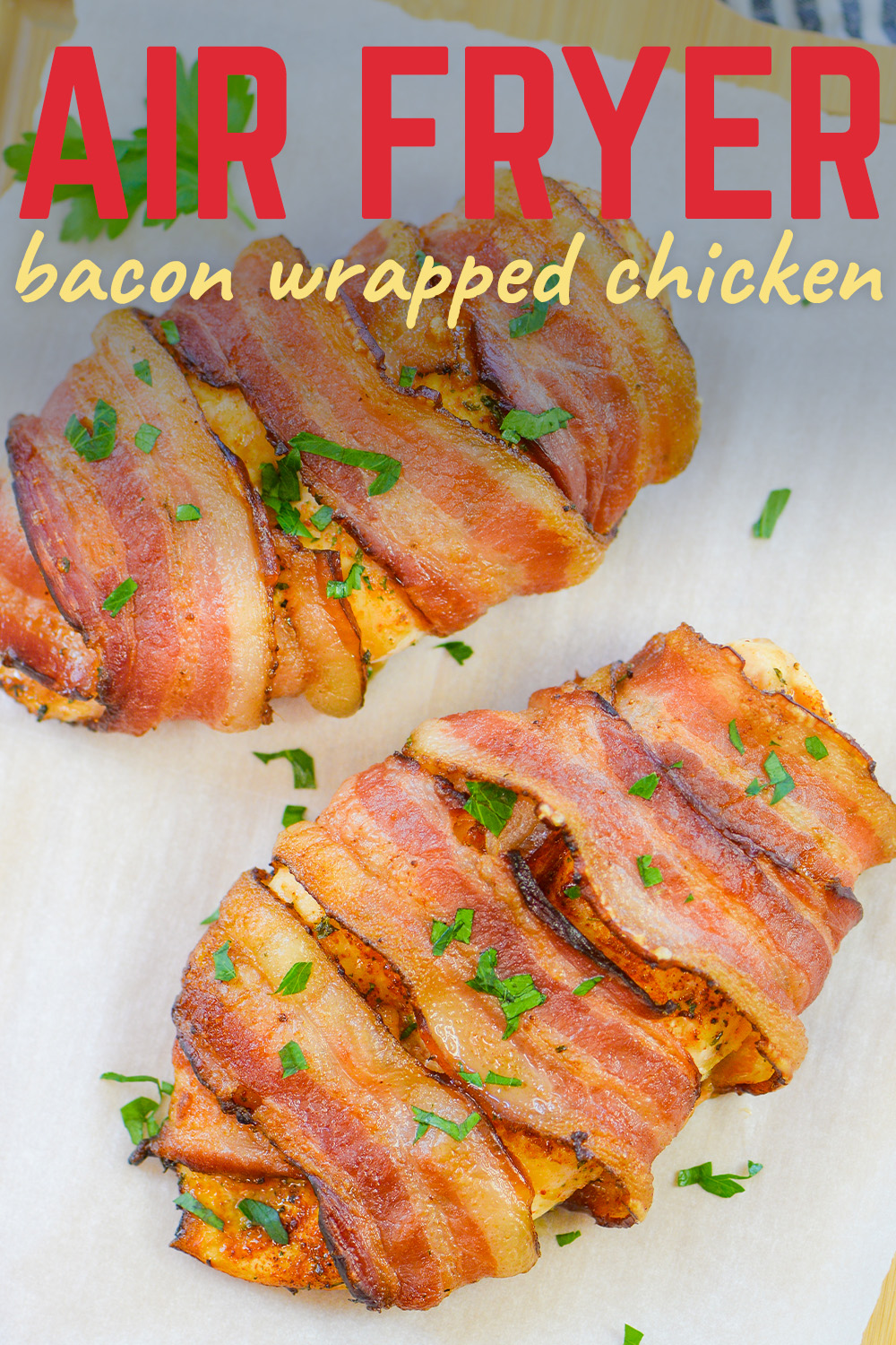 This bacon wrapped chicken tastes so amazing it is almost fine dining!