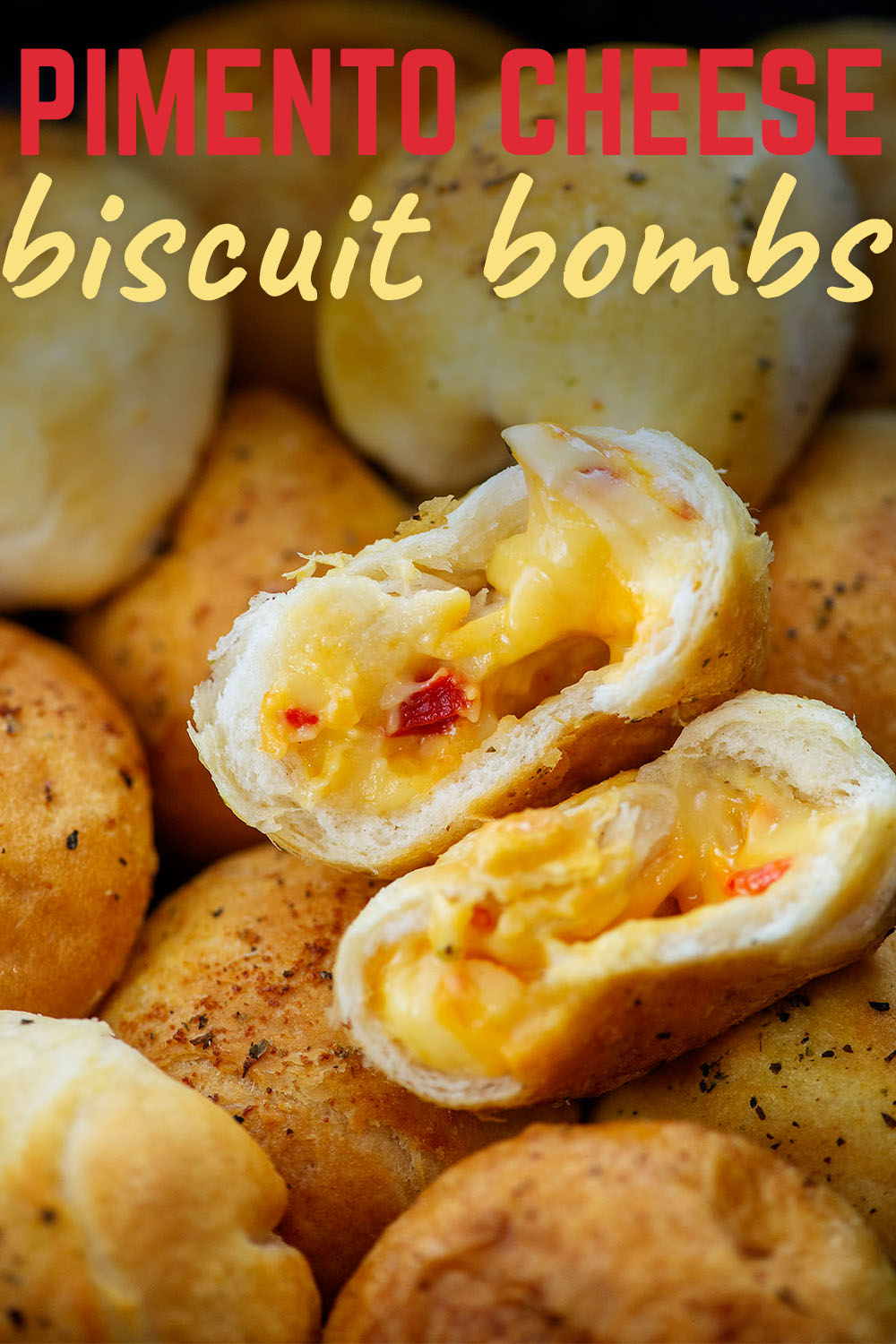 These pimento cheese bombs were super easy to make in our air fryer!