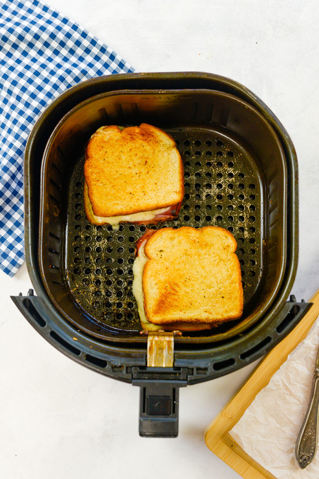Air Fryer Hot Ham and Cheese