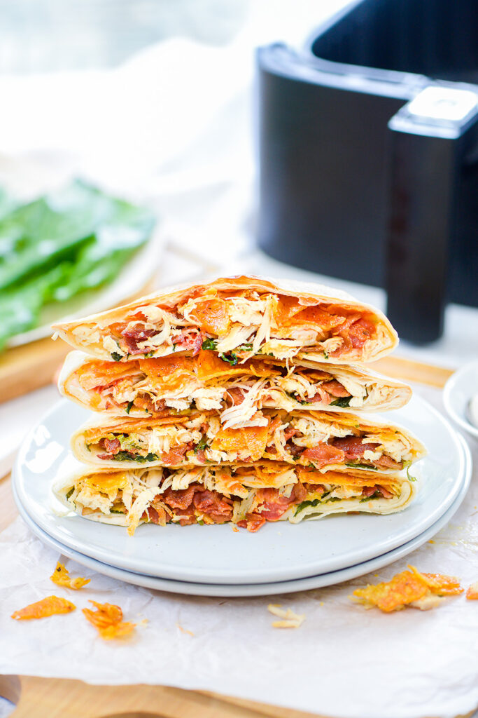 Chicken Bacon Ranch Crunchwrap | AirFried.com