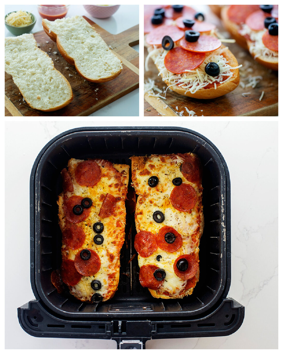 Air Fryer French Bread Pizza