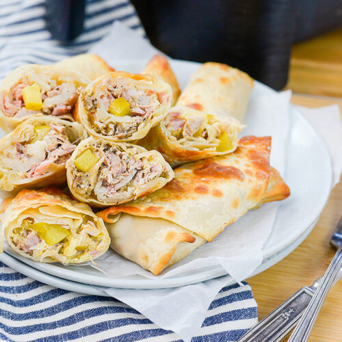 Cuban in the Midwest: Eggroll Wrap Empanadas