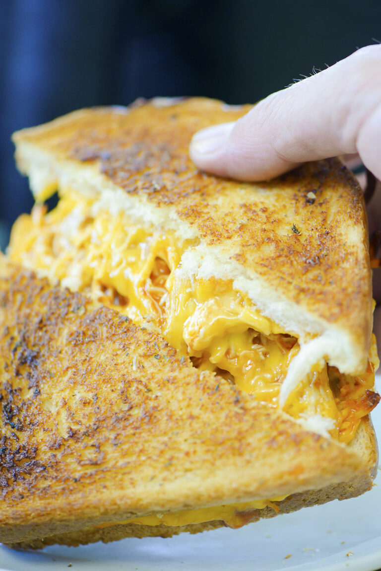 Buffalo Chicken Grilled Cheese | AirFried.com