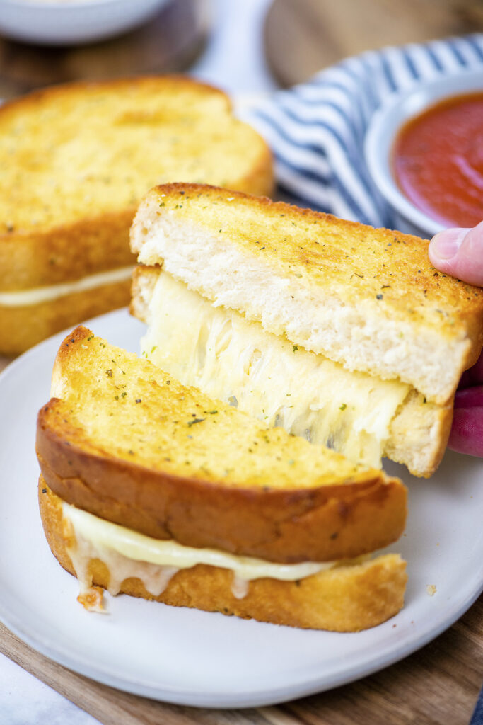 Garlic Bread Grilled Cheese