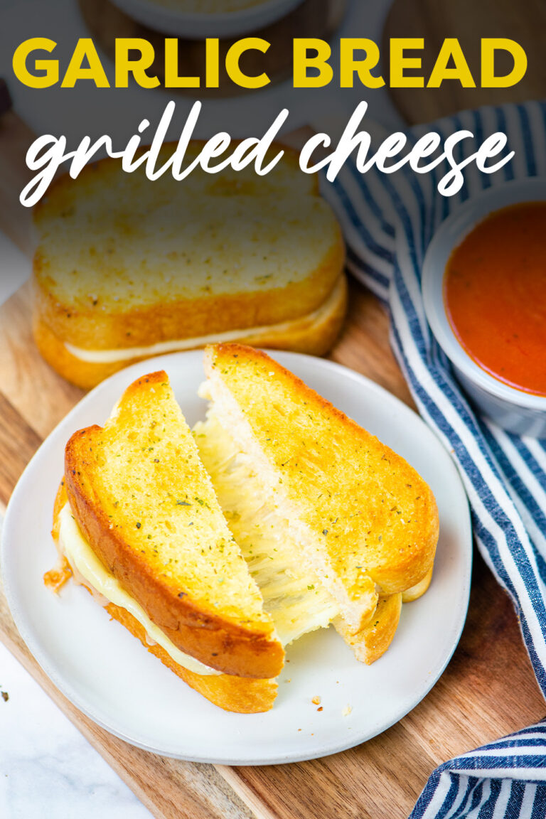 Garlic Bread Grilled Cheese